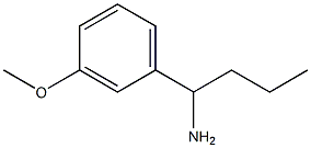 1-(3-METHOXYPHENYL)BUTAN-1-AMINE Struktur