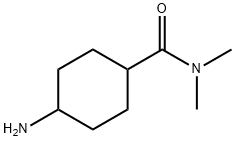 4-amino-N,N-dimethylcyclohexanecarboxamide Struktur