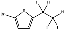 2-Bromo-5-(ethyl-d5)-thiophene Struktur