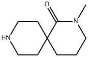 2-methyl-2,9-Diazaspiro[5.5]undecan-1-one Struktur