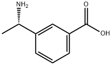 3-((1S)-1-AMINOETHYL)BENZOIC ACID Struktur