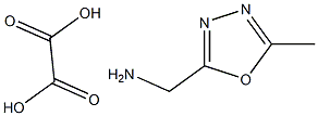 C-(5-Methyl-[1,3,4]oxadiazol-2-yl)-methylamine oxalate Struktur