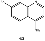 7-Bromo-quinolin-4-ylamine hydrochloride Struktur