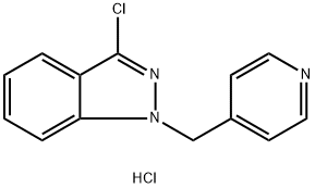 3-Chloro-1-pyridin-4-ylmethyl-1H-indazole hydrochloride Struktur