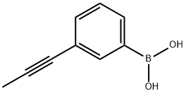 3-(prop-1-ynyl)phenylboronic acid Struktur