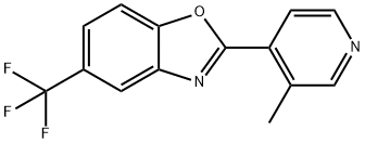 2-(3-Methylpyridin-4-yl)-5-(trifluoromethyl)benzo[d]oxazole Struktur