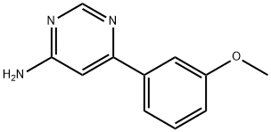 6-(3-Methoxyphenyl)pyrimidin-4-amine Struktur