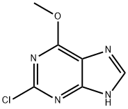 2-Chloro-6-methoxypurine Struktur