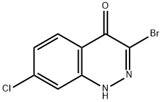 3-bromo-7-chlorocinnolin-4(1H)-one Struktur