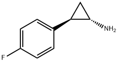 (1S,2R)-2-(4-fluorophenyl)cyclopropanamine hydrochloride Struktur