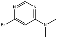 6-Bromo-N,N-dimethylpyrimidin-4-amine Struktur