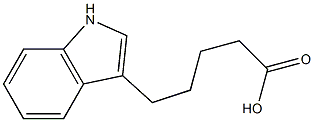 1H-Indole-3-pentanoic acid
 Struktur