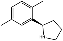 (2R)-2-(2,5-DIMETHYLPHENYL)PYRROLIDINE Struktur