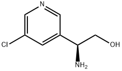 (2S)-2-AMINO-2-(5-CHLORO(3-PYRIDYL))ETHAN-1-OL Struktur