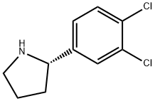 (2S)-2-(3,4-DICHLOROPHENYL)PYRROLIDINE Struktur