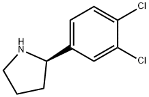 (2R)-2-(3,4-DICHLOROPHENYL)PYRROLIDINE Struktur