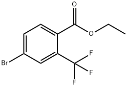 4-Bromo-2-(trifluoromethyl)benzoic acid ethyl ester Struktur