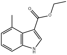 Ethyl 4-Methylindole-3-carboxylate Struktur