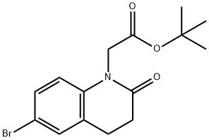 tert-butyl 2-(6-bromo-2-oxo-3,4-dihydroquinolin-1(2H)-yl)acetate|2-(6-溴-2-氧代-3,4-二氫喹啉基)乙酸叔丁酯