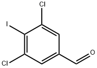 3,5-dichloro-4-iodobenzaldehyde Struktur