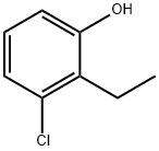 3-chloro-2-ethylphenol Struktur