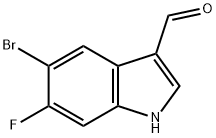 5-bromo-6-fluoro-1H-indole-3-carbaldehyde Struktur