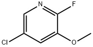 5-Chloro-2-fluoro-3-methoxypyridine Struktur