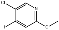 5-Chloro-4-iodo-2-methoxypyridine Struktur