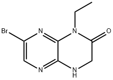 7-bromo-1-ethyl-3,4-dihydropyrazino[2,3-b]pyrazin-2(1H)-one Struktur