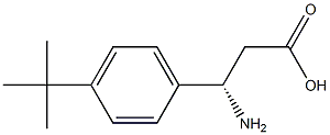 (3S)-3-AMINO-3-[4-(TERT-BUTYL)PHENYL]PROPANOIC ACID Struktur