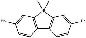 3,7-Dibromo-5,5-dimethyl-5H-dibenzo[b,d]silole Struktur