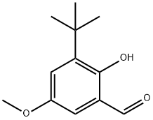 3-TERT-BUTYL-2-HYDROXY-5-METHOXYBENZALDEHYDE Struktur