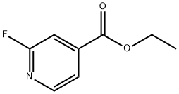 2-FLUORO-4-PYRIDINECARBOXYLIC ACID ETHYL ESTER Struktur