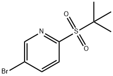 5-bromo-2-(tert-butylsulfonyl)pyridine Struktur