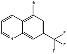 5-bromo-7-(trifluoromethyl)quinoline Struktur