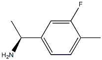 (1S)-1-(3-FLUORO-4-METHYLPHENYL)ETHYLAMINE Struktur