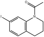 1-(7-Iodo-3,4-dihydro-2H-quinolin-1-yl)-ethanone Struktur