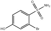 2-bromo-4-hydroxybenzenesulfonamide Struktur