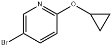 5-bromo-2-cyclopropoxypyridine Struktur