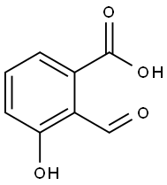 2-formyl-3-hydroxybenzoic acid Struktur