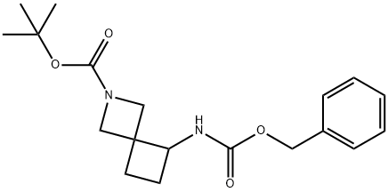 5-Benzyloxycarbonylamino-2-Aza-Spiro[3.3]Heptane-2-Carboxylic Acid Tert-Butyl Ester Struktur