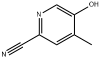 5-Hydroxy-4-methyl-pyridine-2-carbonitrile Struktur