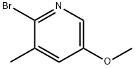 2-Bromo-5-methoxy-3-methylpyridine Struktur