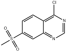 4-Chloro-7-(methylsulfonyl)quinazoline Struktur