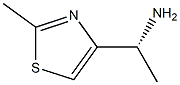 4-Thiazolemethanamine, alpha,2-dimethyl-, (alphaR)- Struktur