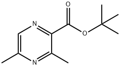 tert-Butyl 3,5-dimethylpyrazine-2-carboxylate Struktur