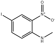 (4-Iodo-2-nitro-phenyl)-methyl-amine Struktur