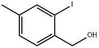 (2-Iodo-4-methyl-phenyl)-methanol Struktur