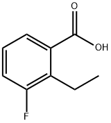 2-Ethyl-3-fluorobenzoic acid Struktur