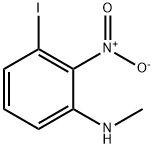 3-iodo-N-methyl-2-nitrobenzenamine Struktur